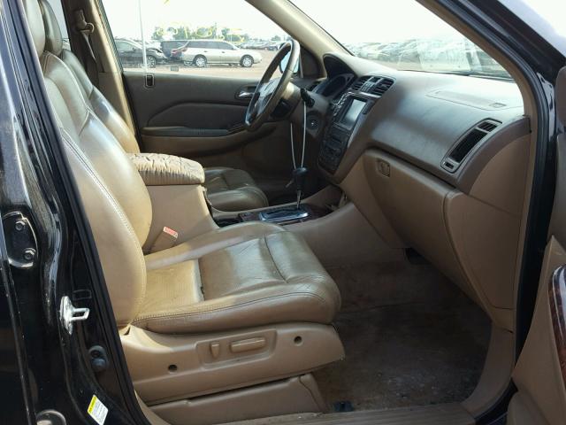 2HNYD18871H522235 - 2001 ACURA MDX TOURIN BLACK photo 5