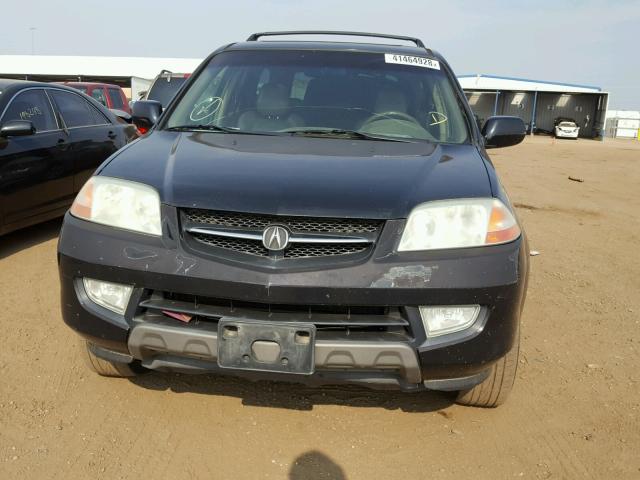 2HNYD18871H522235 - 2001 ACURA MDX TOURIN BLACK photo 9