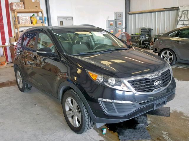 KNDPB3A27D7357585 - 2013 KIA SPORTAGE B BLACK photo 1