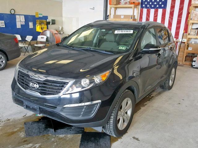 KNDPB3A27D7357585 - 2013 KIA SPORTAGE B BLACK photo 2