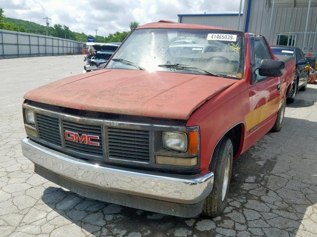 1GTDC14Z5JE505771 - 1988 GMC GMT-400 C1 RED photo 2