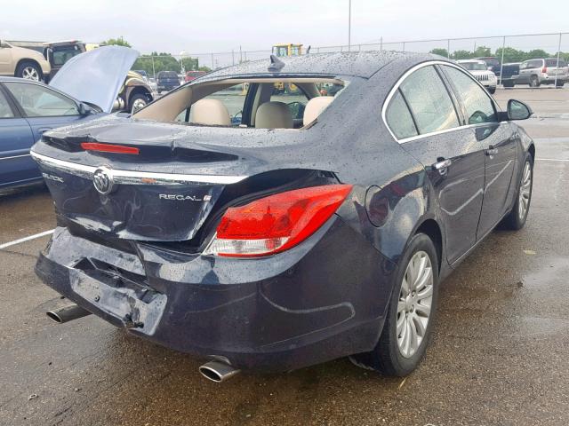 2G4GS5EV2D9144215 - 2013 BUICK REGAL PREM BLUE photo 4