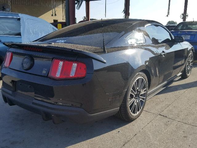 1ZVBP8CF8B5150587 - 2011 FORD MUSTANG GT BLACK photo 4