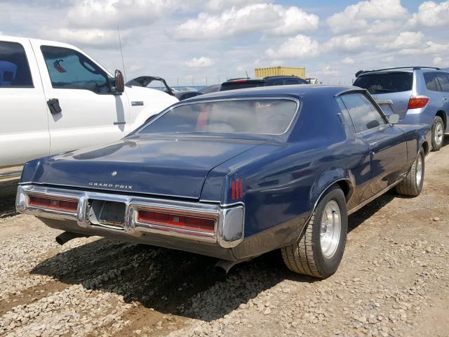 276579P226376 - 1969 PONTIAC GRAND PRIX BLUE photo 4