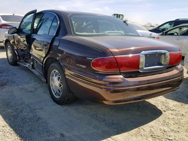 1G4HP54K91U285729 - 2001 BUICK LESABRE CU PURPLE photo 3