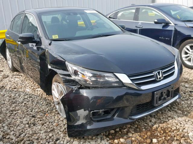 1HGCR2F87EA201652 - 2014 HONDA ACCORD EXL BLACK photo 1