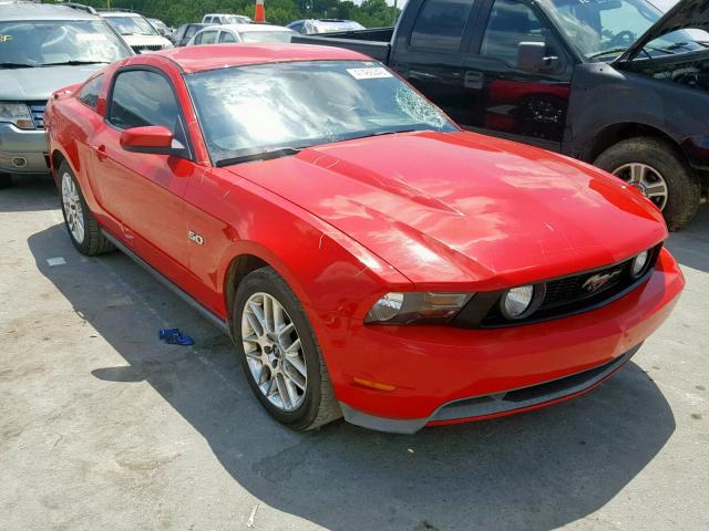 1ZVBP8CF3C5230252 - 2012 FORD MUSTANG GT RED photo 1