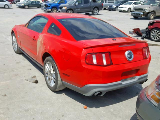 1ZVBP8CF3C5230252 - 2012 FORD MUSTANG GT RED photo 3