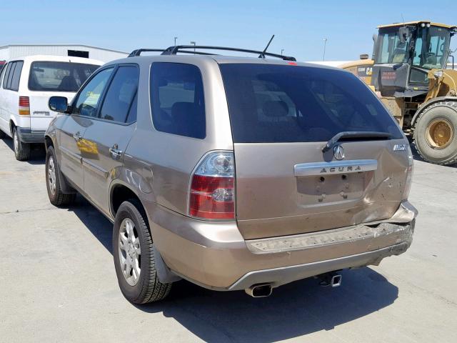 2HNYD18954H545798 - 2004 ACURA MDX TOURIN BEIGE photo 3