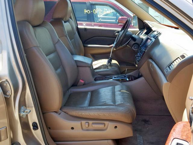 2HNYD18954H545798 - 2004 ACURA MDX TOURIN BEIGE photo 5