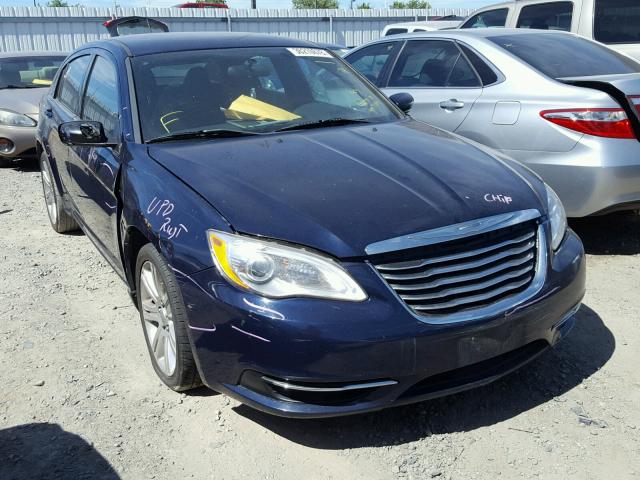 1C3CCBABXDN670426 - 2013 CHRYSLER 200 LX BLUE photo 1