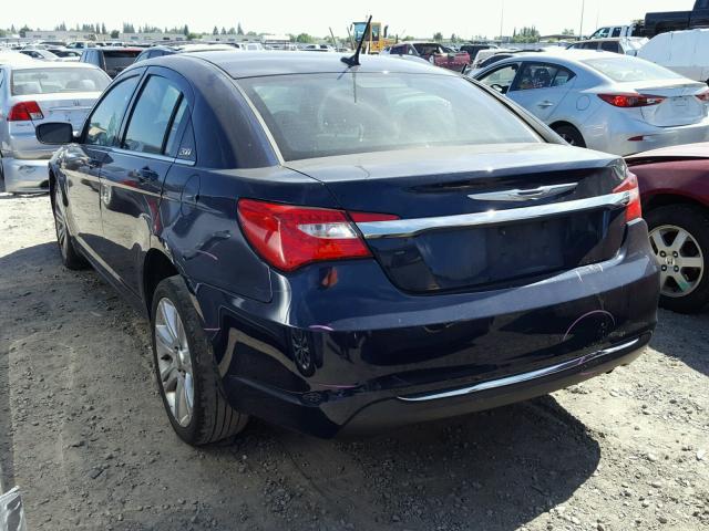 1C3CCBABXDN670426 - 2013 CHRYSLER 200 LX BLUE photo 3