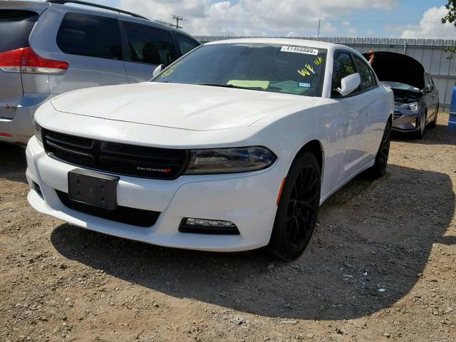 2C3CDXHG0GH139079 - 2016 DODGE CHARGER SX WHITE photo 2