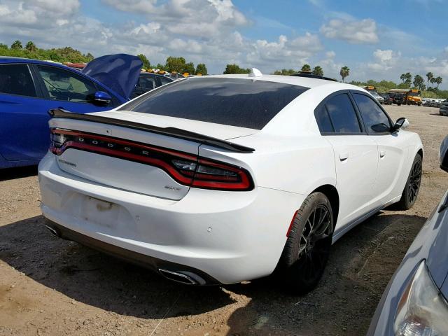 2C3CDXHG0GH139079 - 2016 DODGE CHARGER SX WHITE photo 4