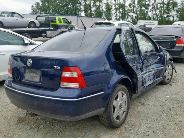 3VWSR69M84M081448 - 2004 VOLKSWAGEN JETTA GLS BLUE photo 4