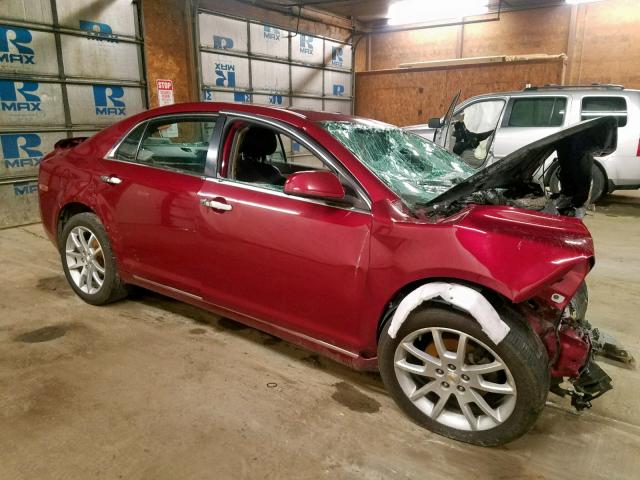 1G1ZE5E12BF111214 - 2011 CHEVROLET MALIBU LTZ მუქწითელი ფოტო 1