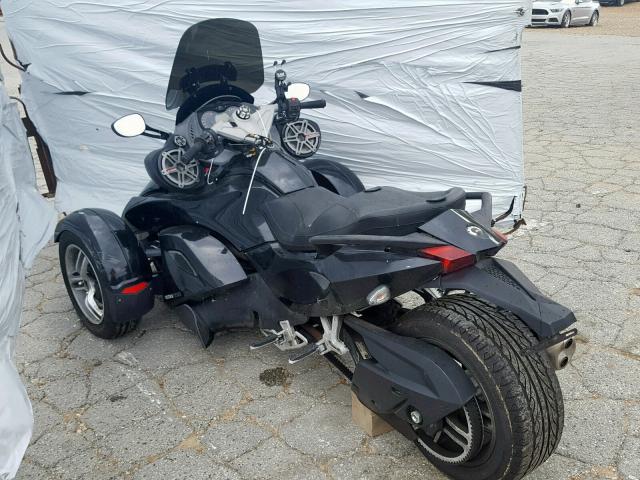 2BXJALA17CV000377 - 2012 CAN-AM SPYDER ROA BLACK photo 3