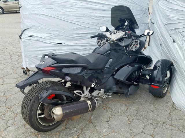 2BXJALA17CV000377 - 2012 CAN-AM SPYDER ROA BLACK photo 4