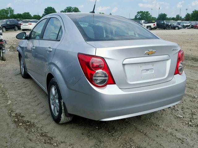 1G1JA5SHXC4224268 - 2012 CHEVROLET SONIC LS SILVER photo 3