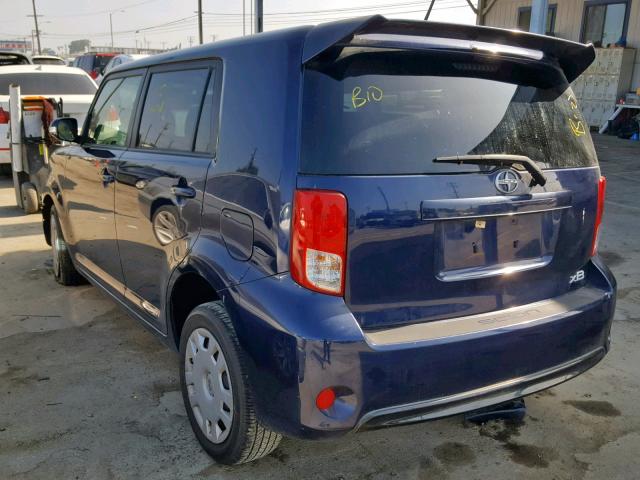 JTLZE4FE0FJ077607 - 2015 TOYOTA SCION XB BLUE photo 3