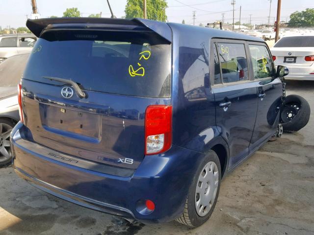 JTLZE4FE0FJ077607 - 2015 TOYOTA SCION XB BLUE photo 4