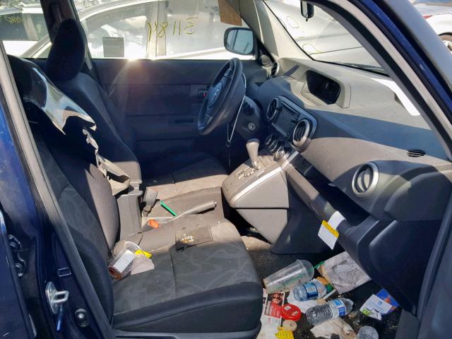 JTLZE4FE0FJ077607 - 2015 TOYOTA SCION XB BLUE photo 5