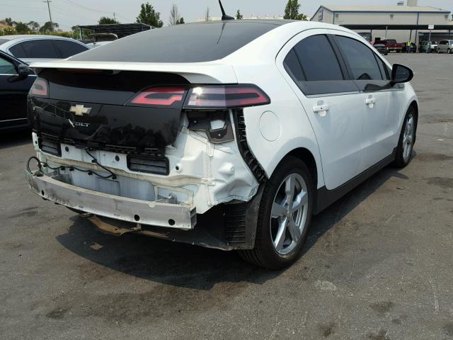 1G1RH6E41CU120779 - 2012 CHEVROLET VOLT WHITE photo 4