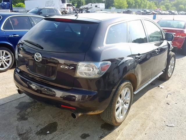 JM3ER293480211953 - 2008 MAZDA CX-7 BLACK photo 4