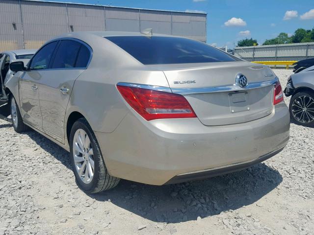 1G4GB5GR8GF259509 - 2016 BUICK LACROSSE GOLD photo 3