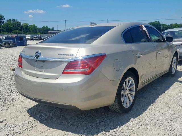 1G4GB5GR8GF259509 - 2016 BUICK LACROSSE GOLD photo 4