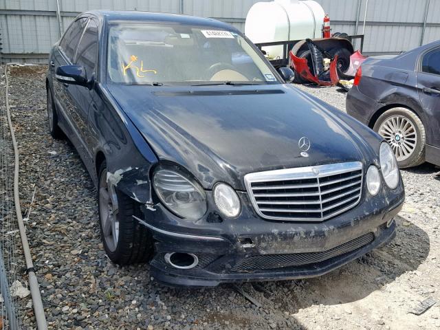 WDBUF56X19B412512 - 2009 MERCEDES-BENZ E 350 BLACK photo 1