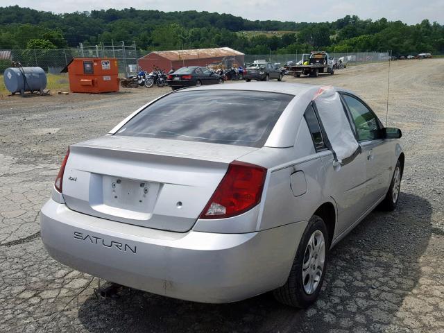1G8AJ52F44Z147823 - 2004 SATURN ION LEVEL SILVER photo 4