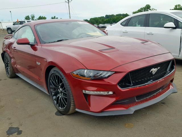 1FA6P8CF6J5100828 - 2018 FORD MUSTANG GT RED photo 1