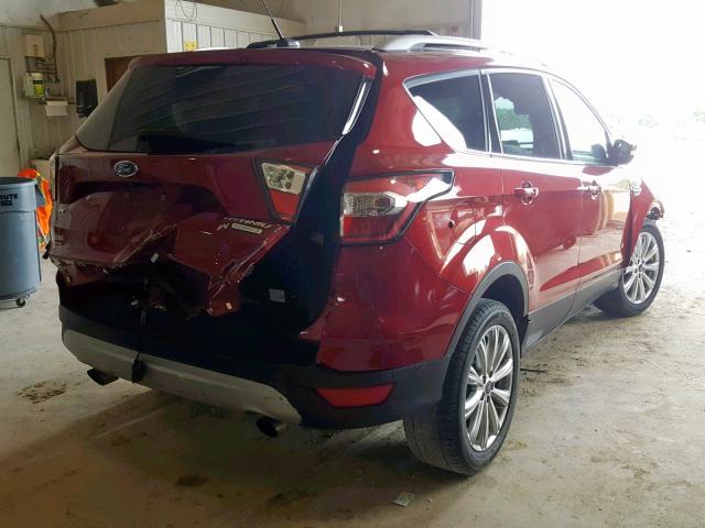 1FMCU0JD0HUE29397 - 2017 FORD ESCAPE TIT MAROON photo 4