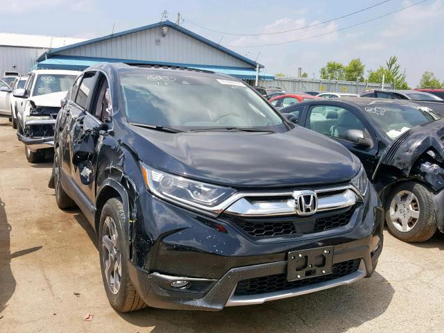 7FARW2H89JE073919 - 2018 HONDA CR-V EXL BLACK photo 1