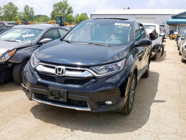 7FARW2H89JE073919 - 2018 HONDA CR-V EXL BLACK photo 2