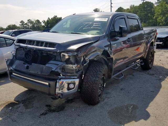 5TFDW5F12EX371334 - 2014 TOYOTA TUNDRA CRE GRAY photo 2