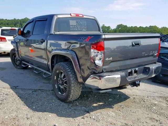 5TFDW5F12EX371334 - 2014 TOYOTA TUNDRA CRE GRAY photo 3