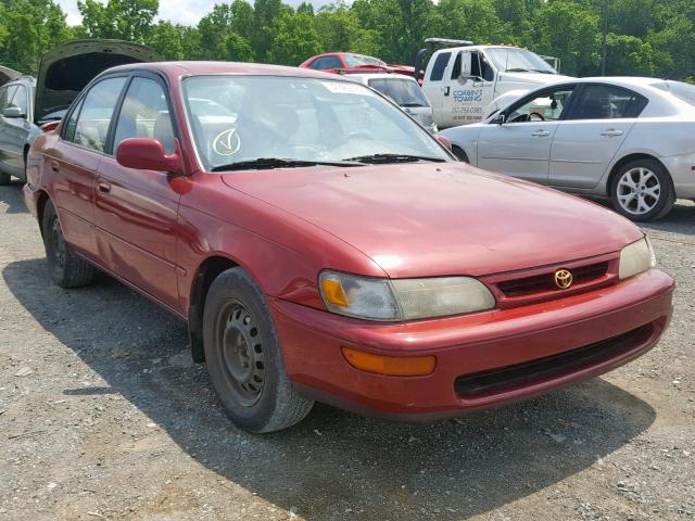 2T1BB02E5TC177228 - 1996 TOYOTA COROLLA DX BURGUNDY photo 1