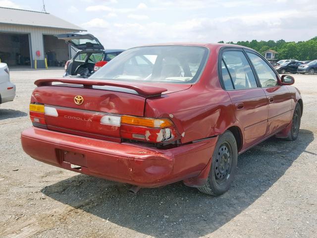 2T1BB02E5TC177228 - 1996 TOYOTA COROLLA DX BURGUNDY photo 4