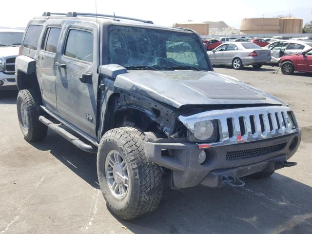 5GTDN13E278136358 - 2007 HUMMER H3 BLUE photo 1