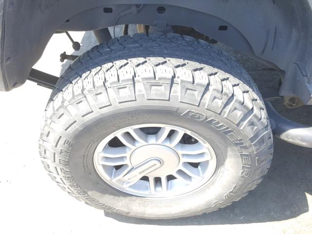 5GTDN13E278136358 - 2007 HUMMER H3 BLUE photo 9