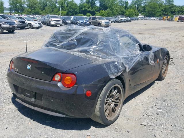 4USBT33554LS52415 - 2004 BMW Z4 2.5 BLACK photo 4