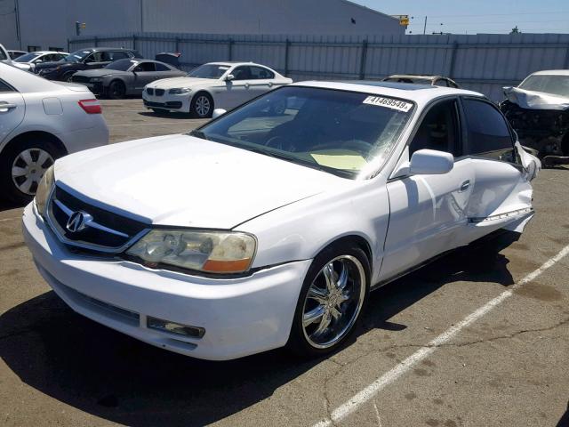 19UUA56633A062824 - 2003 ACURA 3.2TL WHITE photo 2