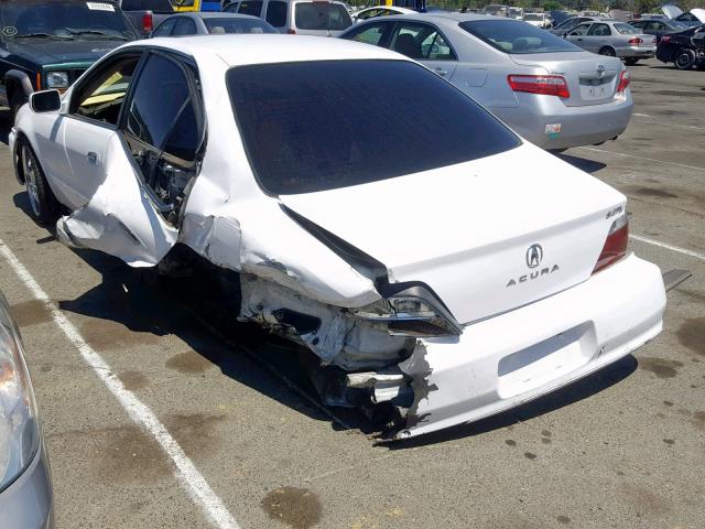 19UUA56633A062824 - 2003 ACURA 3.2TL WHITE photo 3