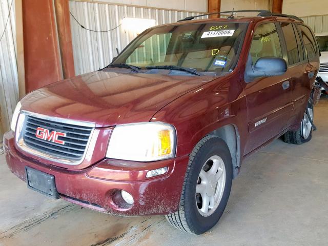 1GKDS13S142296627 - 2004 GMC ENVOY BURGUNDY photo 2