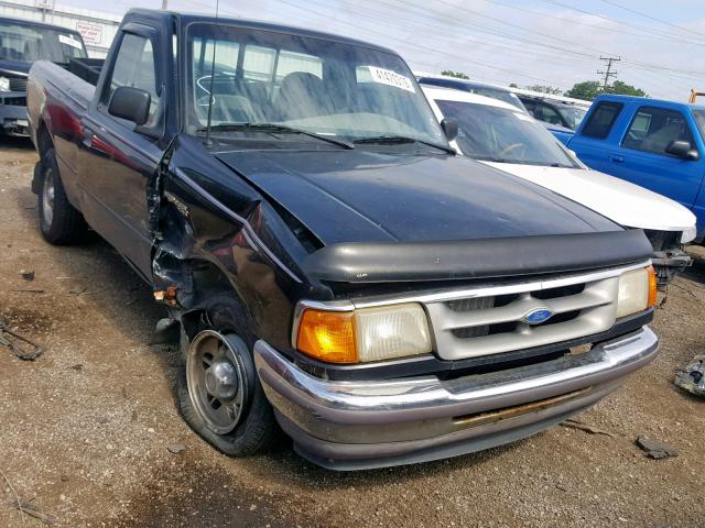 1FTCR10A4TUB61563 - 1996 FORD RANGER BLACK photo 1