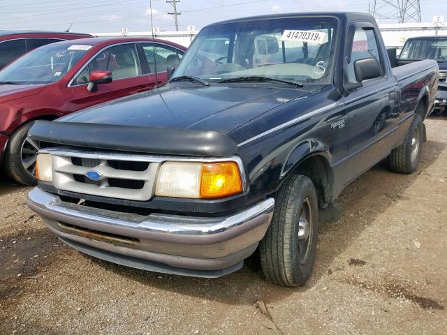 1FTCR10A4TUB61563 - 1996 FORD RANGER BLACK photo 2