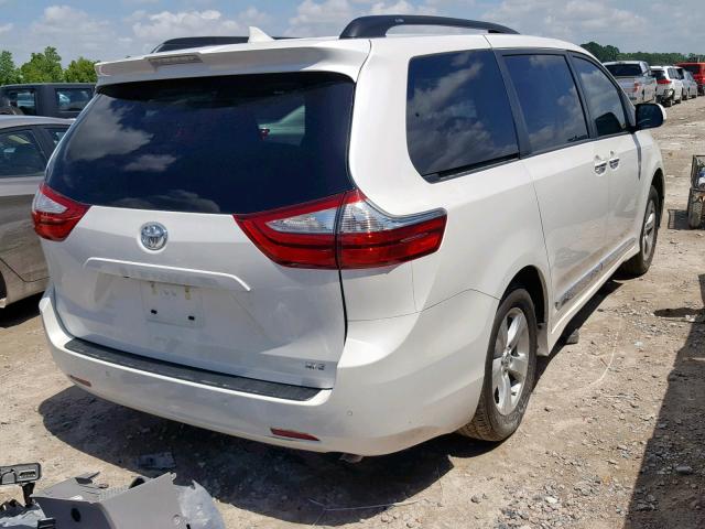 5TDYZ3DC8KS970015 - 2019 TOYOTA SIENNA LIM WHITE photo 4