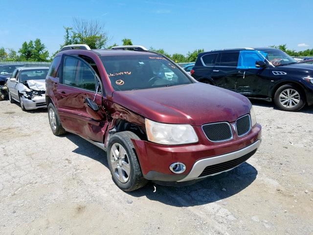 2CKDL33F186007951 - 2008 PONTIAC TORRENT MAROON photo 1